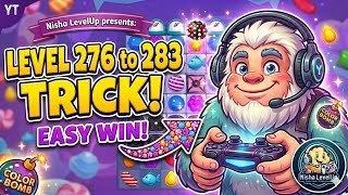 Yummy yummy candy crush game Level (276 to 283) #candy #crush  #game  #levelup screenshot 4