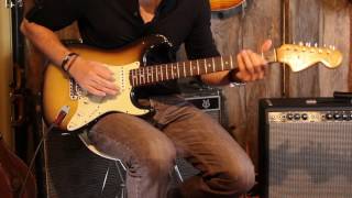 1966 Fender Stratocaster with 1964 Wiring and Pickups TUL G12 Microphone and Sweetdrive