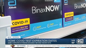 Home COVID test expiration dates