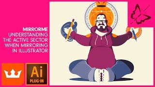 MIRRORME | Understanding the Active Sector when Mirroring in Illustrator