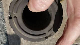 Kubota 25, BX25 air filter change @ 2205 hours. I just about blew it.