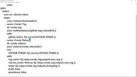 25 12 20, 인프라 기초, 깃허브 액션, 6강, 태그와 함께 릴리즈도 만들어지도록 세팅