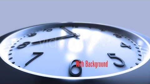 Loop Time Lapse Clock Low Angle