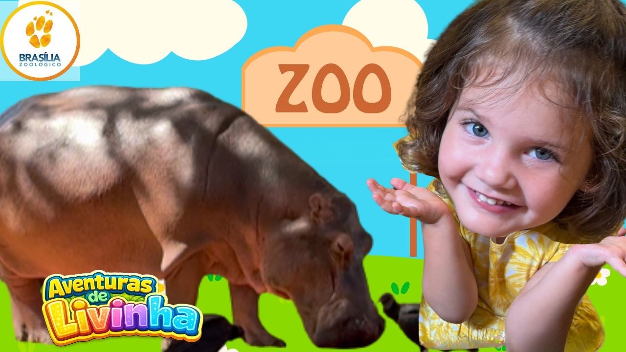 Fomos no Zoológico de Brasília! 🐘 Olha o que a Livinha viu!