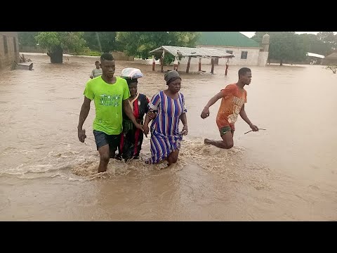 Parts of North East Region submerged in water