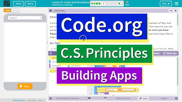 Loops and Simulations Lesson 12.5 Tutorial with Answers Code.org CS Principles