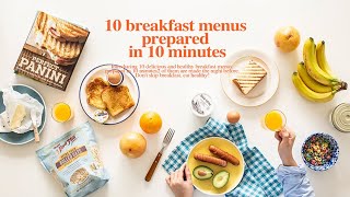 sub)10분만에 10가지 아침식사 10 breakfast menus prepared in 10 minutes