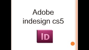 How to Start adobe indesign CS5 and Creating Your First Document