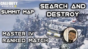 CODM | MASTER IV RANK MATCH | SEARCH AND DESTROY | SUMMIT MAP