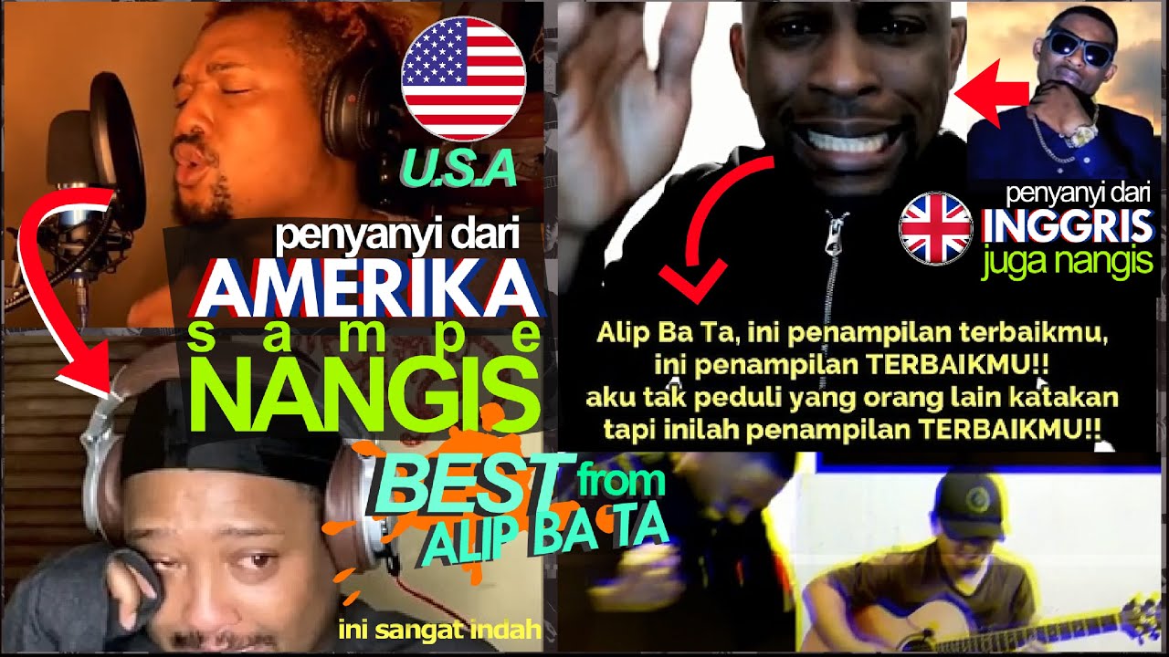 REACTION - Penyanyi U.S.A jadi nangis | alip ba ta reaction