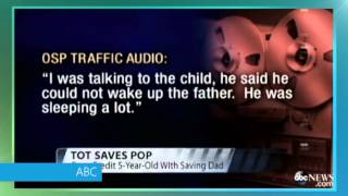 Quick thinking 5 year old boy saves dad's life