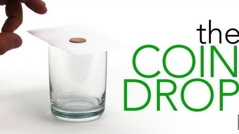 The coin drop experiment 💦#experimentwithcoin #shorts