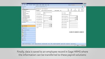 Sage HRMS HR Actions W-4