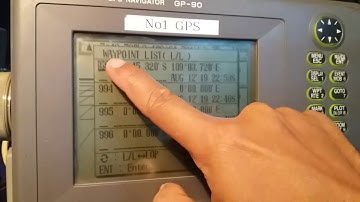 Tutorial membuat Waypoint & Route di GPS Furuno Navigator GP-90