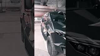 Amazing Red Bull Cyberpunk Truck