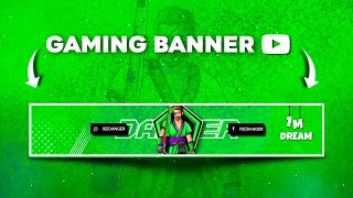 How to Make Professional Banner for Gaming Channel | Make Gaming Youtube Channel Banner on Android