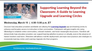 New Readers Press | Supporting Learning with Learning Circles &amp; Learning Upgrade