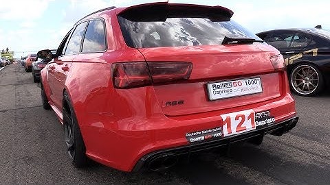 700HP Audi RS6 C7 Avant w/ Akrapovic Exhaust - Crazy SOUNDS, Accelerations, Race!