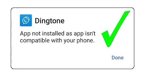 How To Fix App not installed as app isn