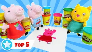 TOP5 Videos mit Peppa Wutz. Tolle Spielzeuge für Kinder auf dem Kanal Plüpa Plüsch Paradies