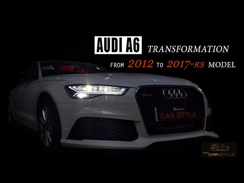 Modification of AUDI A6 from 2012 to 2017-RS Model at Bhandari&rsquo;s Car Style, Pune !