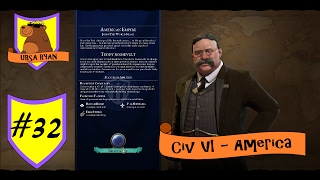 Civ 6 America #32 (Emperor, 12 Player, Huge Fractal Map)