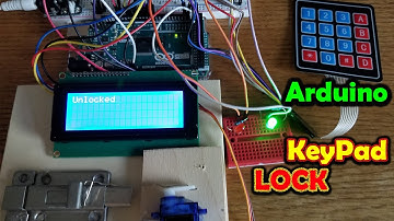Anyone Can Make A Keypad Controlled Lock For Their Next Arduino Project - Here