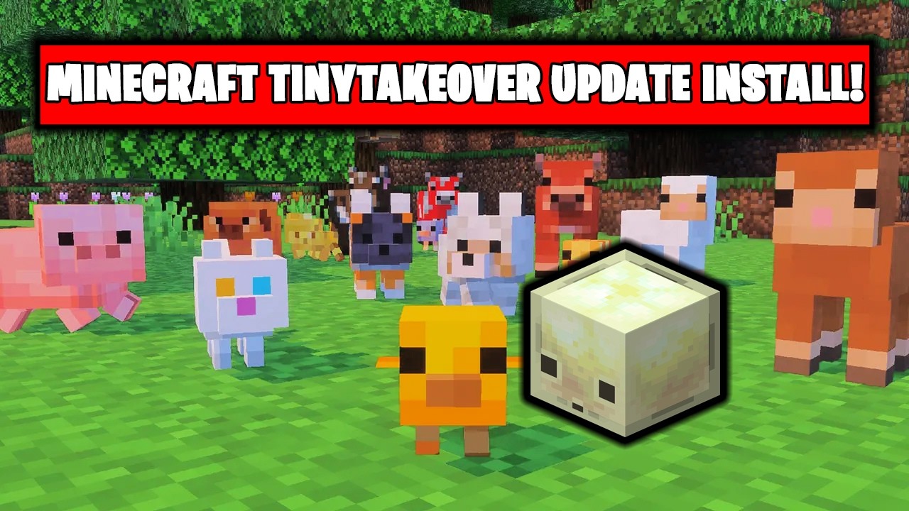 How to Install Tiny Takeover Update Minecraft Bedrock PC - YouTube