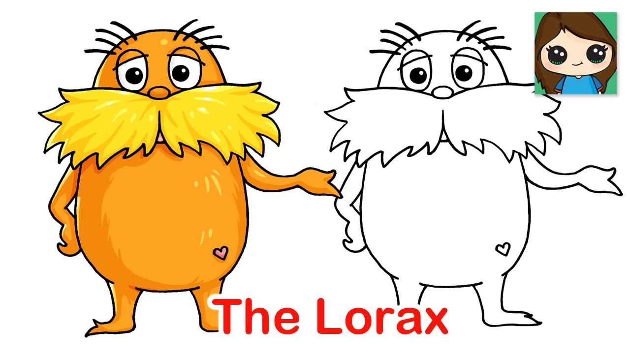 How To Draw The Lorax Easy | Dr. Seuss - Youtube