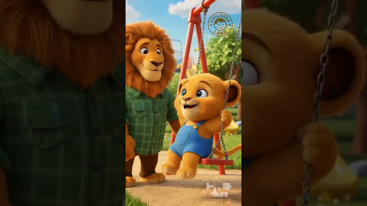 Leo's Park Adventure - A Fun-Filled Day with Papa Lion 