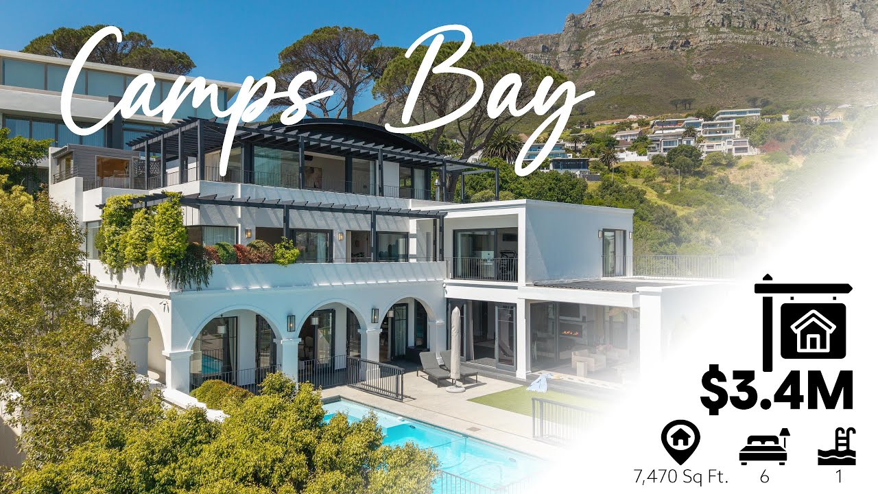 Ultimate Luxury Villa in Camps Bay 🌅 | 6-Bed Mansion with Ocean & Mountain Views
