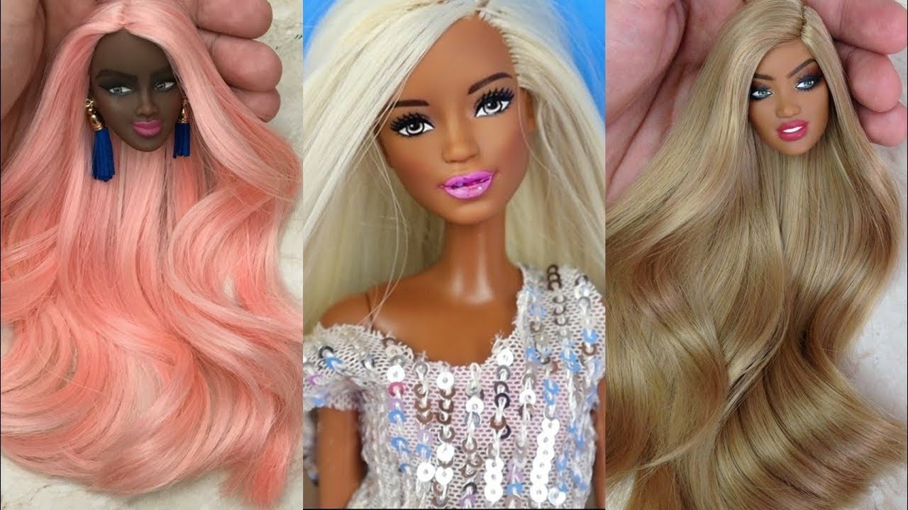 Barbie Doll Makeover Transformation DIY Miniature Ideas