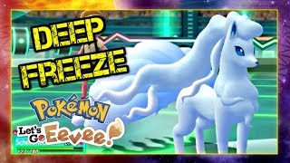 Pokemon Lets Go Pikachu and Eevee Singles Wifi Battle - Deep Freeze