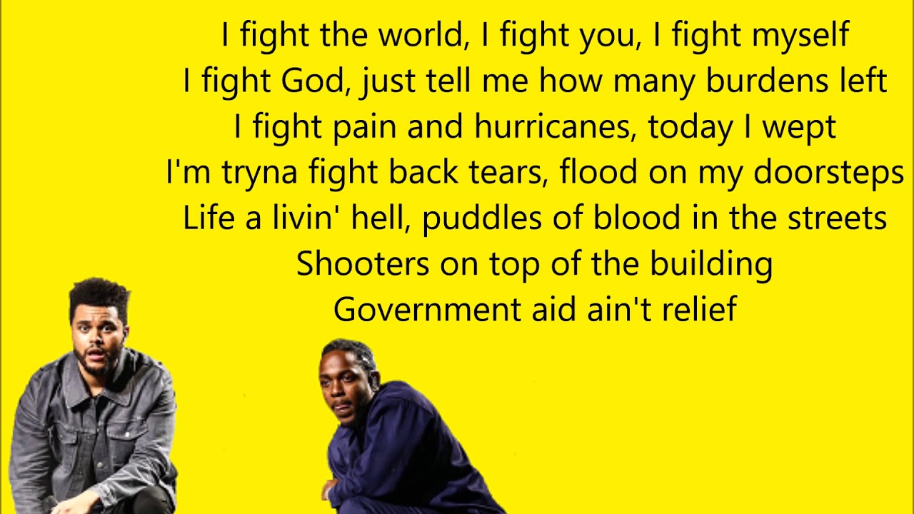 The Weeknd, Kendrick Lamar Pray For Me Lyrics YouTube The Weeknd, Kendrick Lamar Pray For Me Lyrics YouTube