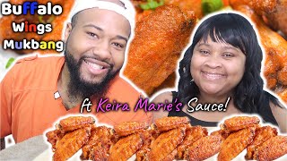 Buffalo Wings Mukbang ft Keira Marie's Sauce!
