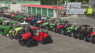 All Tractors Available On Farming Simulator 25 Garage Tour