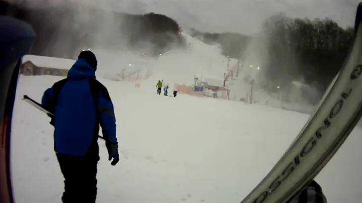 Rope drop and first lift ride (This is a boring video, so you probably don't want to watch it. )