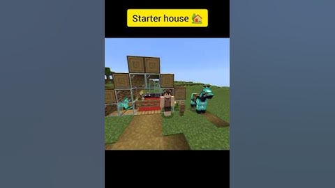 Ultimate Minecraft Starter House 🏡 | Easy Survival Base Idea #minecraft #shorts