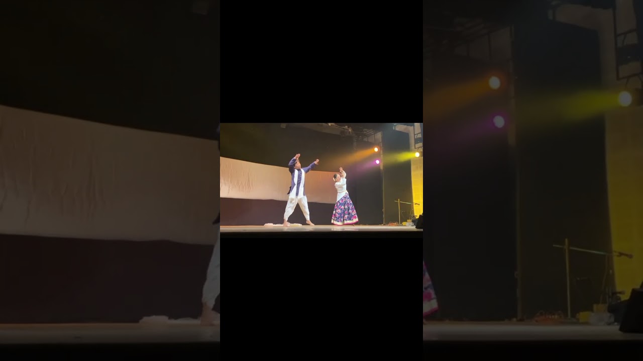 performed semi classical dance on stage for the 1st time 