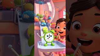 Magic Candy Machine! 🍬 Learn Boat Clock Drum for Kids #shorts #forkids #funlearning #foryou