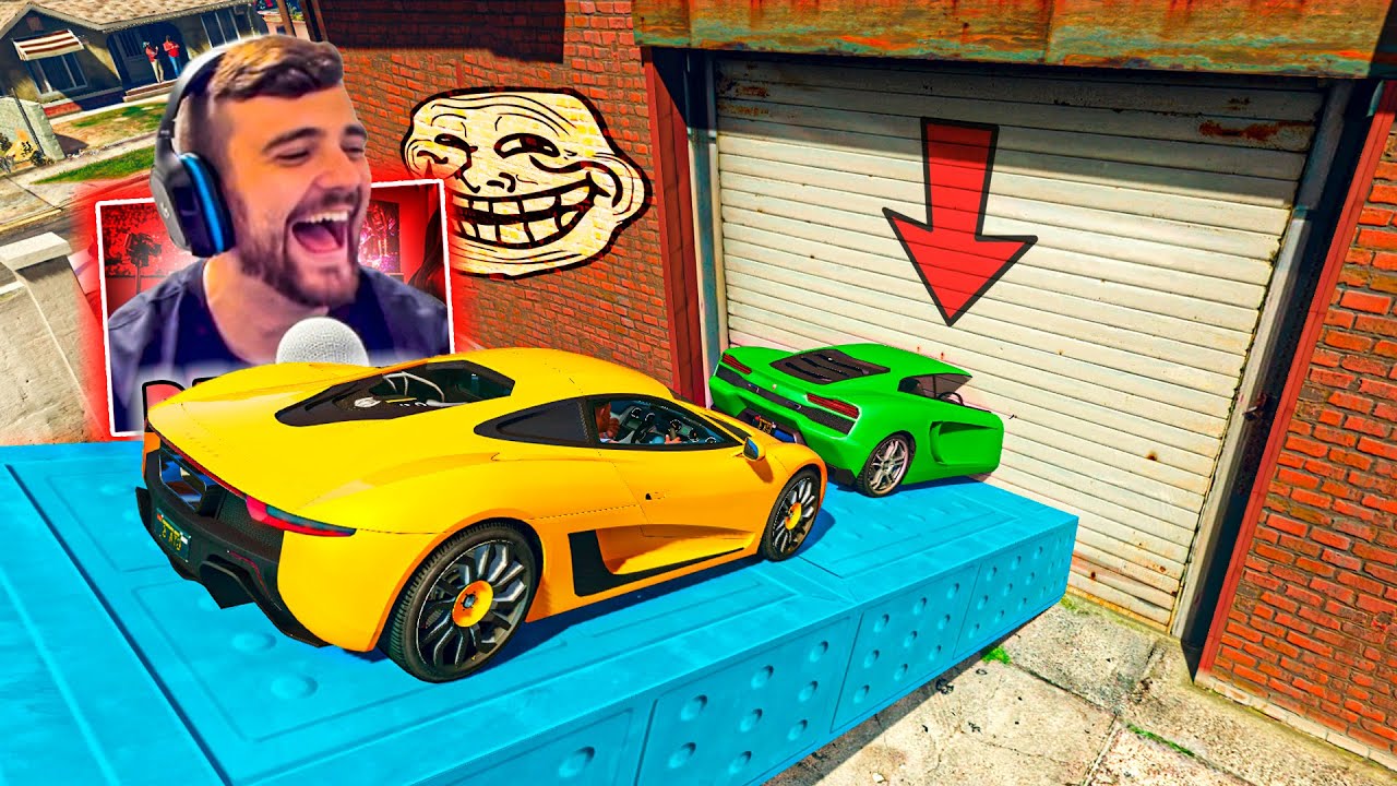 CARRERA TROLL INCREIBLE! GARAJE CON SORPRESA!! - GTA 5 ONLINE