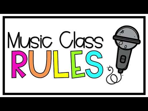 Music Class Rules Song