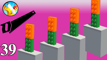 Most beautiful Satisfied and Relaxing ASMR Slicing Gameplay | Ending Levels (00090,91) #sliceitall