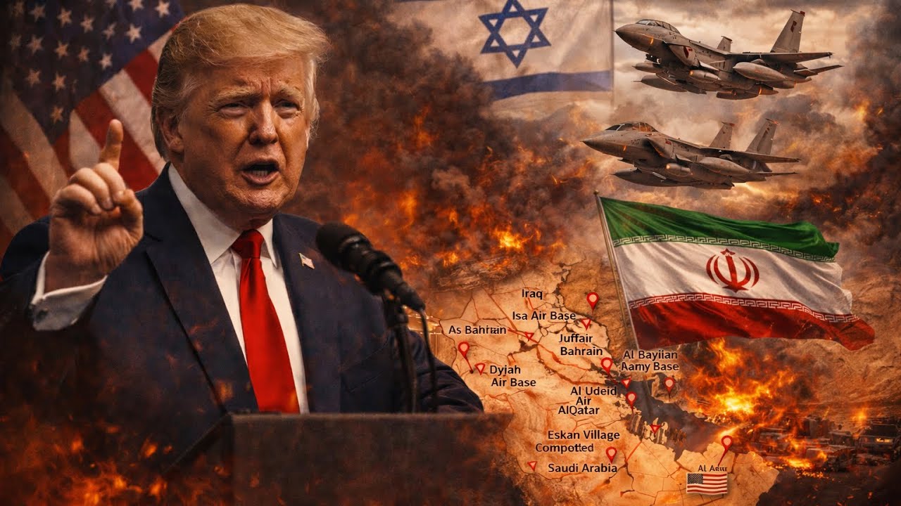 عااجل : ترامب يعلن نهاية الحرب قريبا و إسرائيل تعارض ، إيران تدمر 17 منشأة عسكرية أمريكية في المنطقة