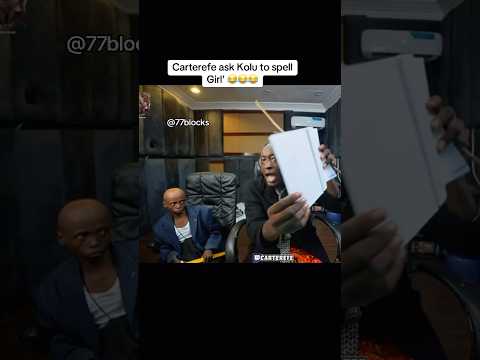 Carterefe Demande à Kolu D épeler Fille Carterefe Drôle Nigeria