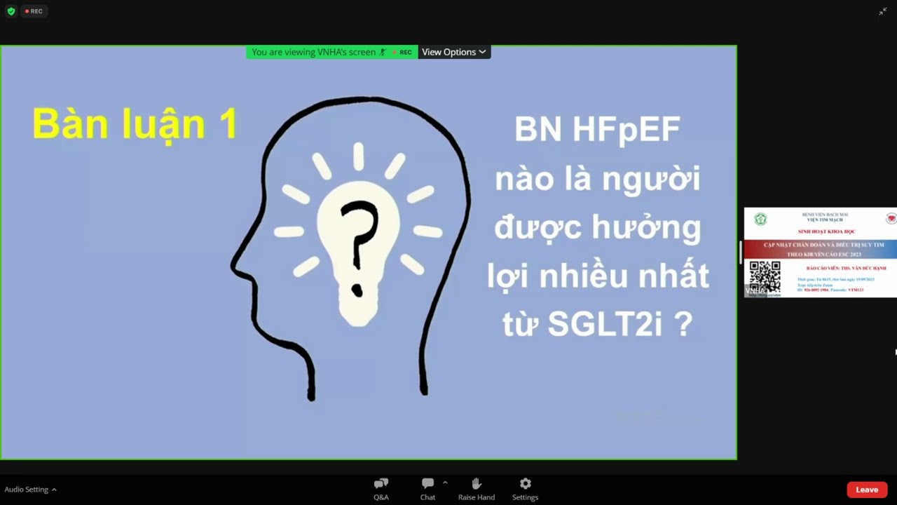 Cập nhật chẩn đoán và điều trị suy tim theo ESC 2023 | ThS. BS. Văn Đức Hạnh