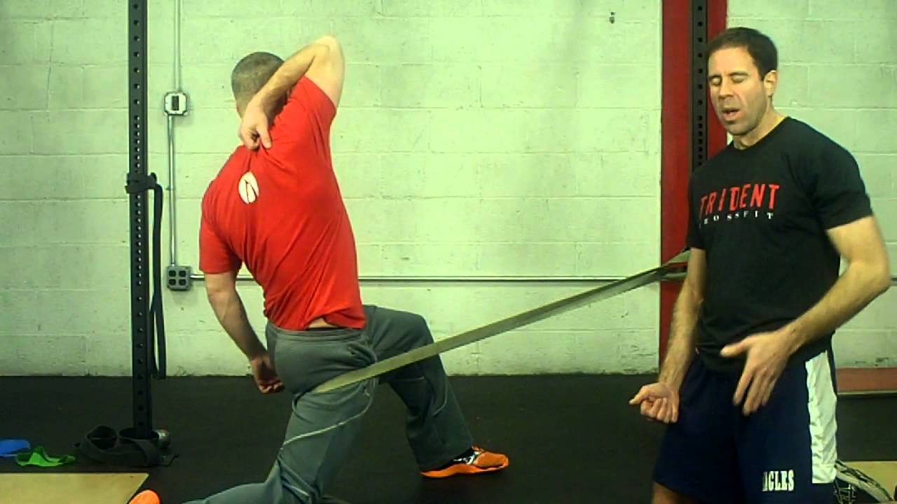 Band Assisted Hip Mobility YouTube