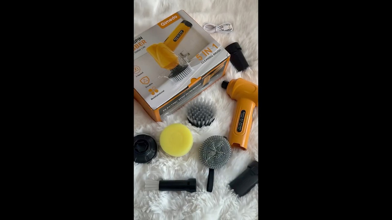 Tired of Scrubbing? This 5-in-1 Electric Scrubber Makes Cleaning EASY! ✨