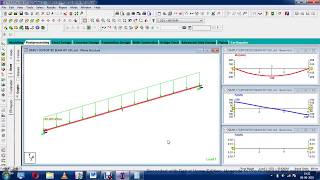 Analysis of Simply Supported Beam With Uniform Force in Staad Pro