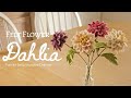 How to Make Felt Flower : Dahlia
